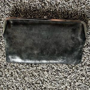 Hobo Lauren wallet clutch heavy metal
